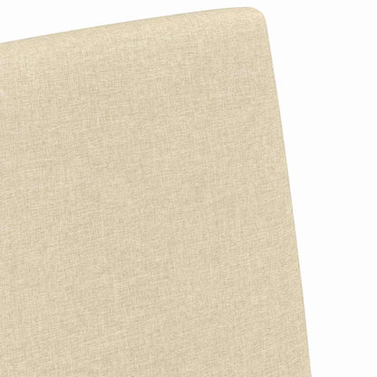 Eetstoelen 2 pcs Crème 57 x 67 x 95 cm Stof