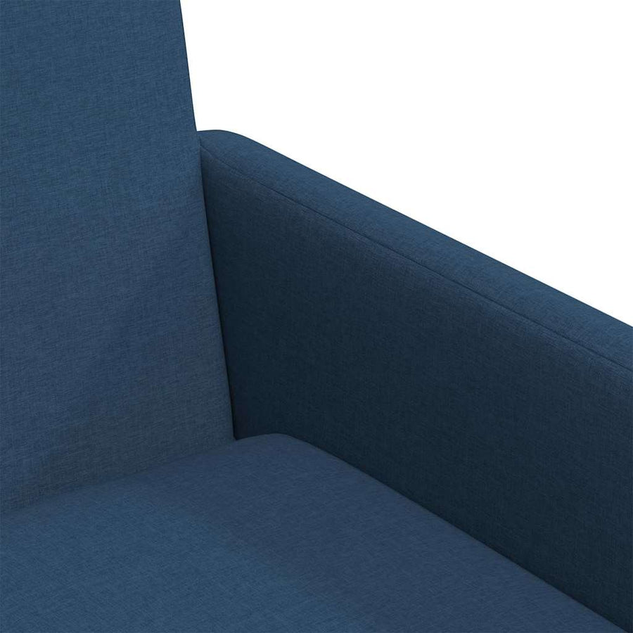 Eetstoelen 2 pcs Blauw 57 x 67 x 95 cm Stof