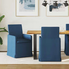 Dining Chairs 2 pcs Blue 57 x 67 x 95 cm Fabric