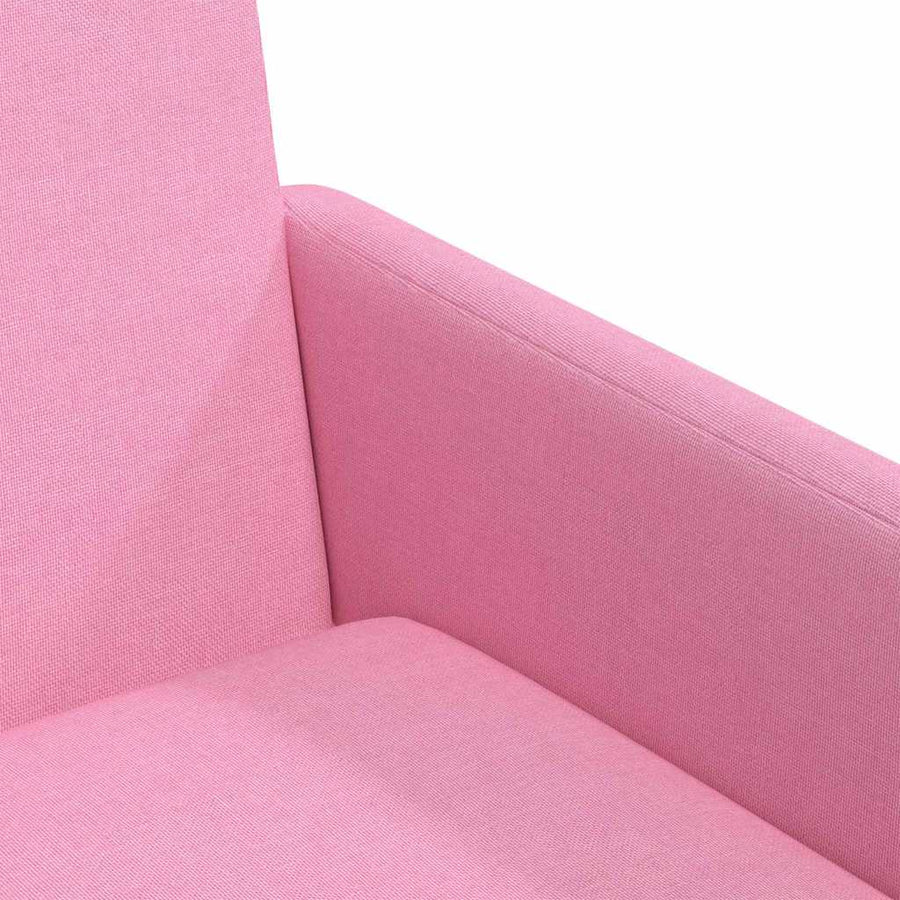 Eetstoelen 2 pcs Roze 57 x 67 x 95 cm Stof