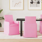Dining Chairs 2 pcs Pink 57 x 67 x 95 cm Fabric