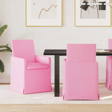 Eetstoelen 2 pcs Roze 57 x 67 x 95 cm Stof