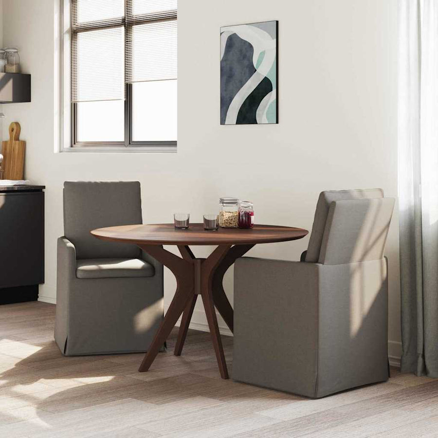 Eetstoelen 2 pcs Lichtgrijs 57 x 67 x 98 cm Linnen