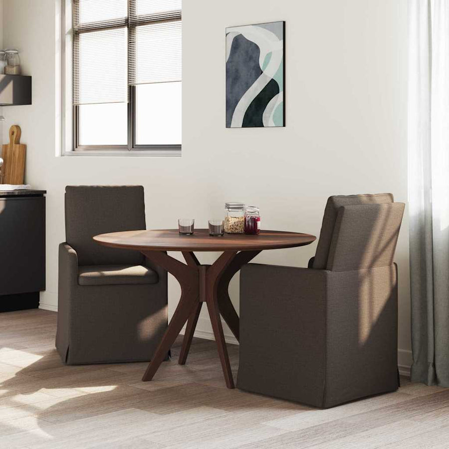Eetstoelen 2 pcs Donkergrijs 57 x 67 x 98 cm Linnen