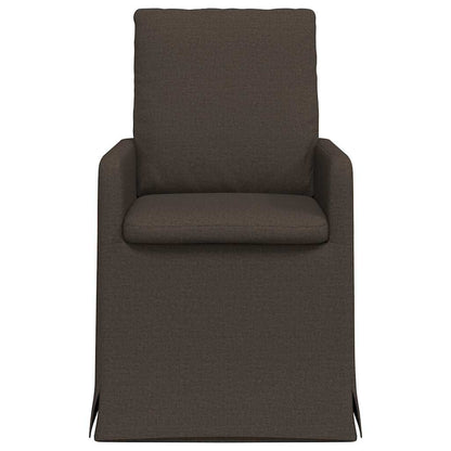 Eetstoelen 2 pcs Donkergrijs 57 x 67 x 98 cm Linnen