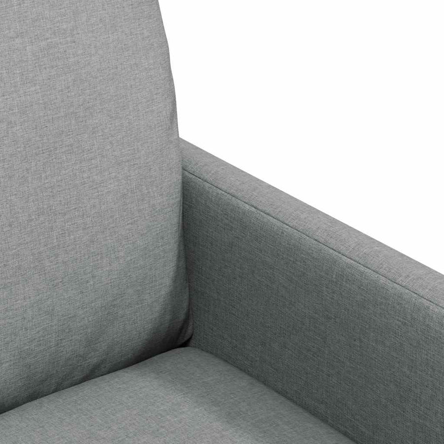 Eetstoelen 2 pcs Lichtgrijs 57 x 67 x 98 cm Stof