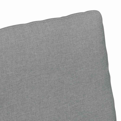 Eetstoelen 2 pcs Lichtgrijs 57 x 67 x 98 cm Stof