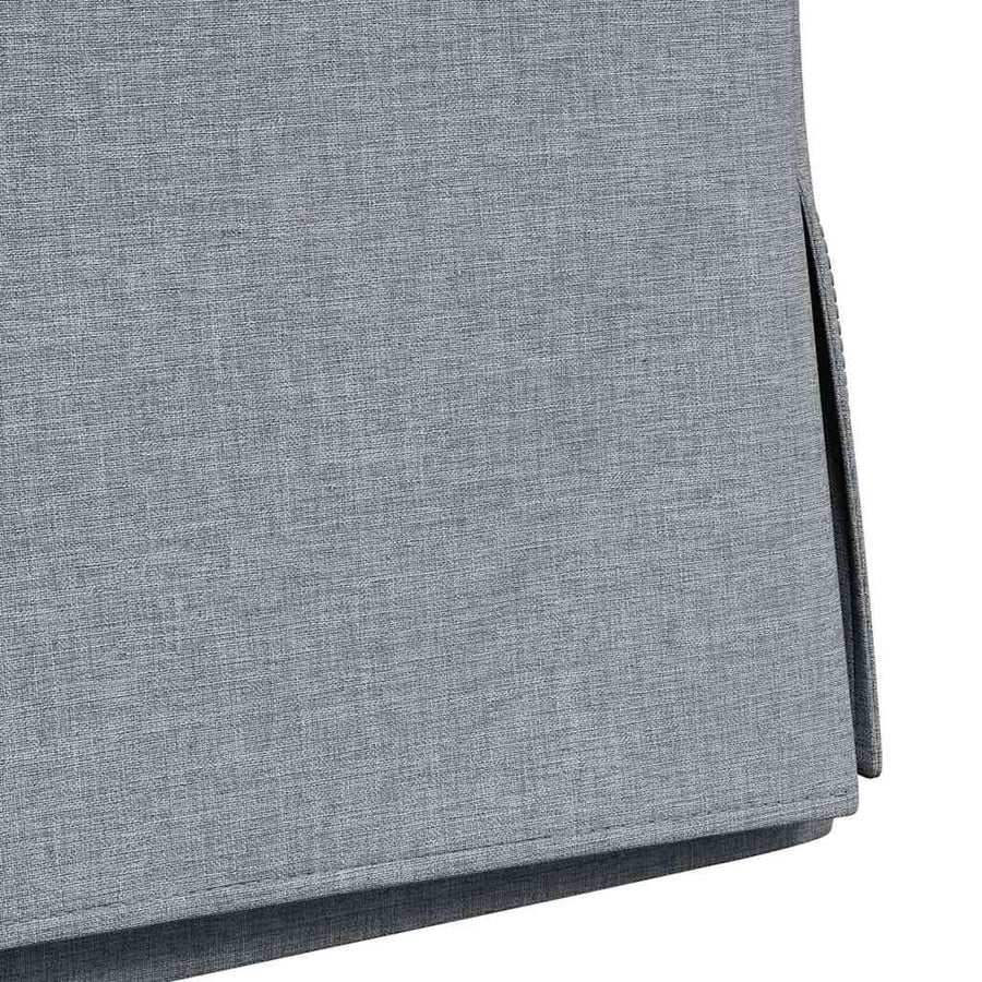 Eetstoelen 2 pcs Lichtgrijs 57 x 67 x 98 cm Stof