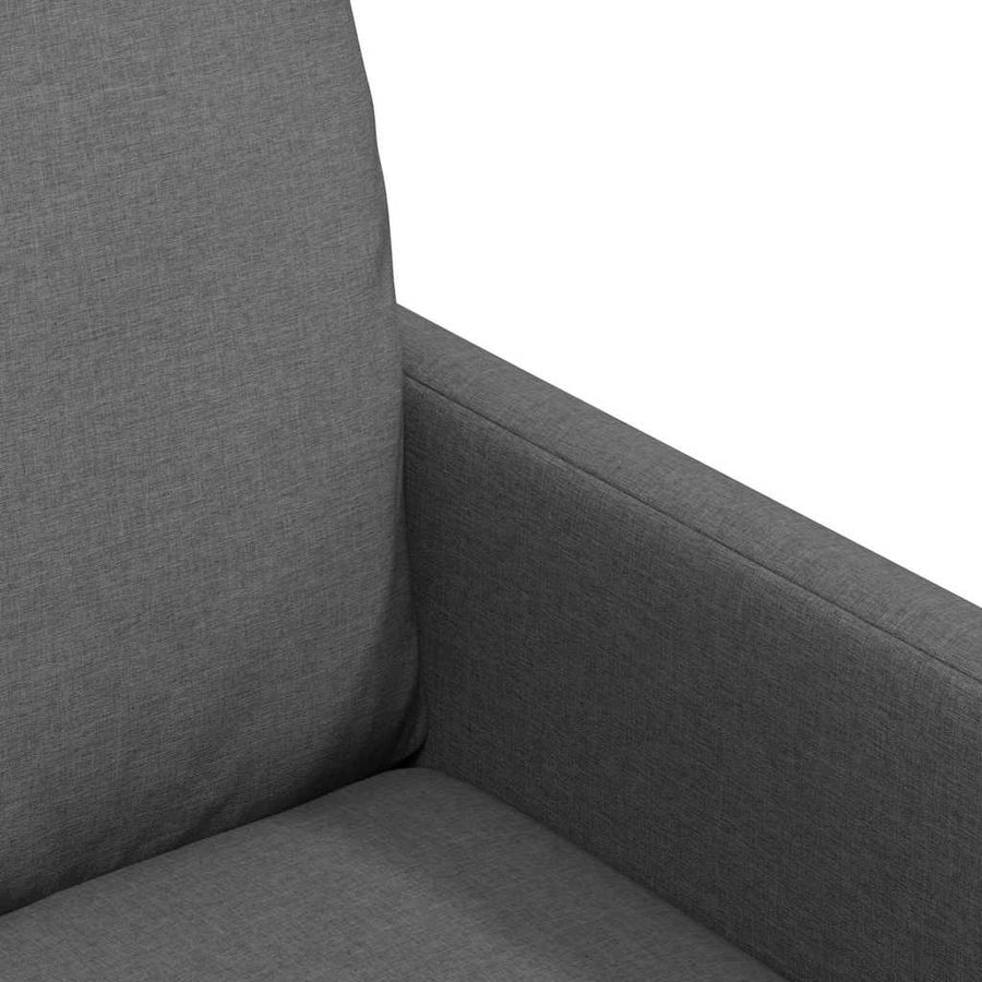 Eetstoelen 2 pcs Donkergrijs 57 x 67 x 98 cm Stof