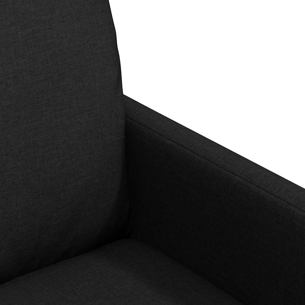 Eetstoelen 2 pcs Zwart 57 x 67 x 98 cm Stof