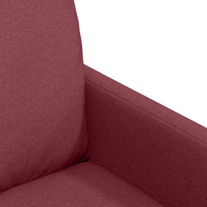 Eetstoelen 2 pcs Wijnrood 57 x 67 x 98 cm Stof