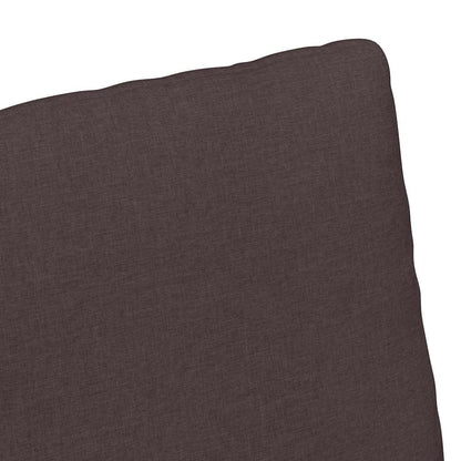 Eetstoelen 2 pcs Donkerbruin 57 x 67 x 98 cm Stof