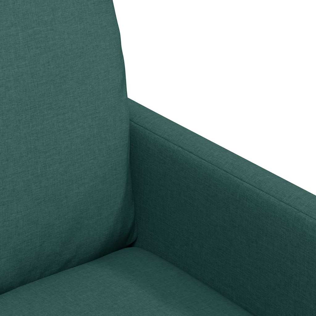 Eetstoelen 2 pcs Donkergroen 57 x 67 x 98 cm Stof