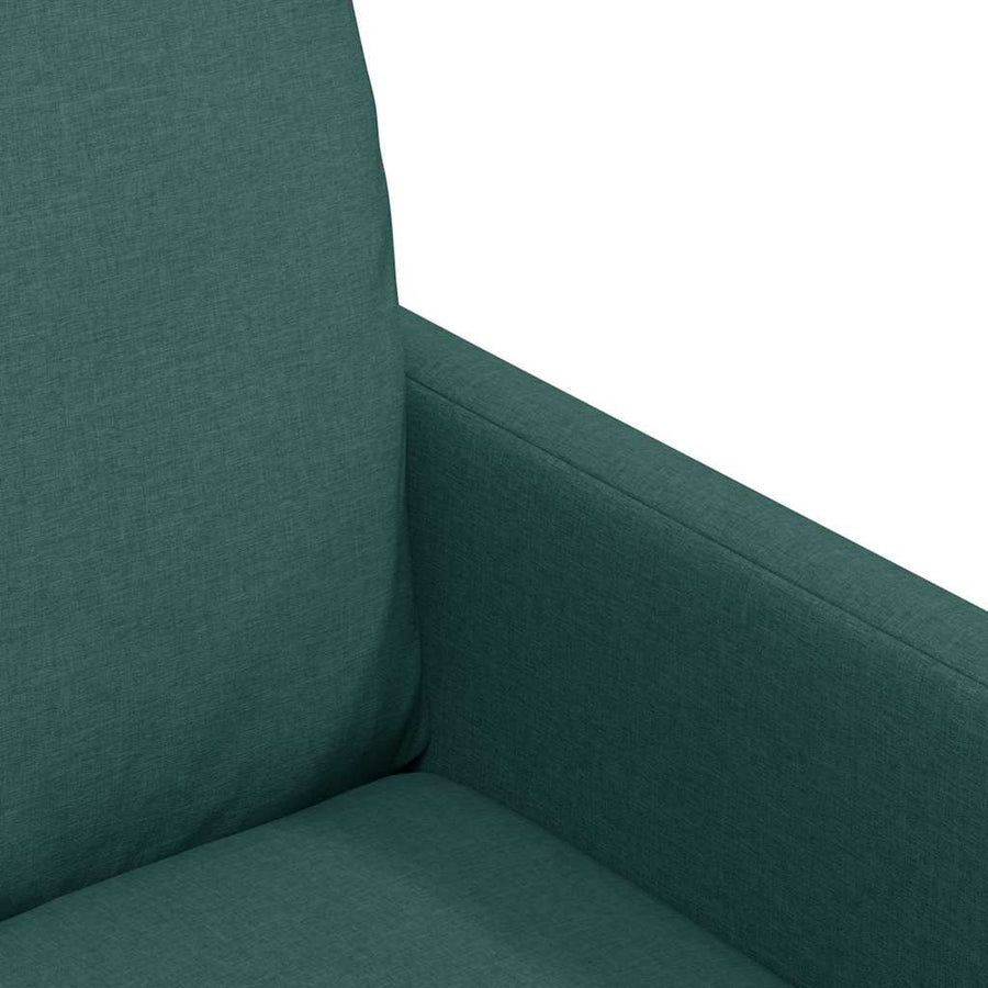 Eetstoelen 2 pcs Donkergroen 57 x 67 x 98 cm Stof