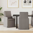 Dining Chairs 2 pcs Taupe 57 x 67 x 98 cm Fabric