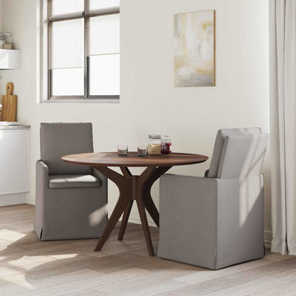 Eetstoelen 2 pcs Taupe 57 x 67 x 98 cm Stof