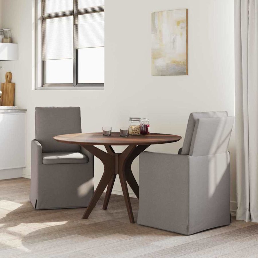Eetstoelen 2 pcs Taupe 57 x 67 x 98 cm Stof