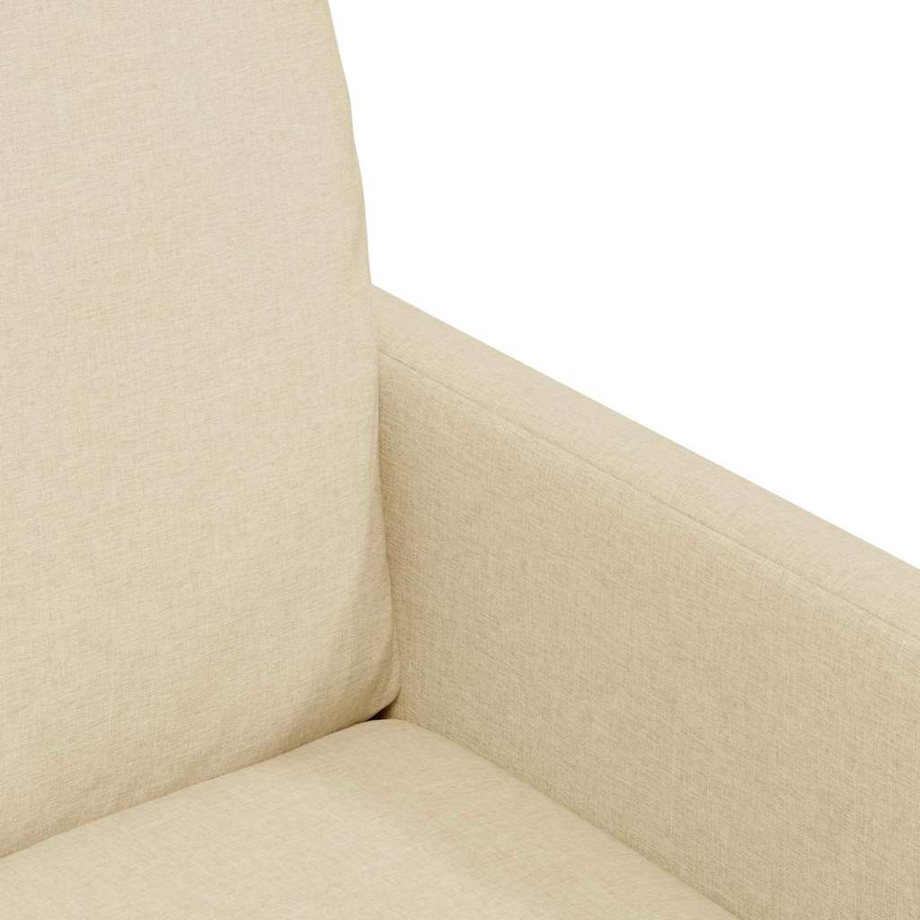 Eetstoelen 2 pcs Crème 57 x 67 x 98 cm Stof