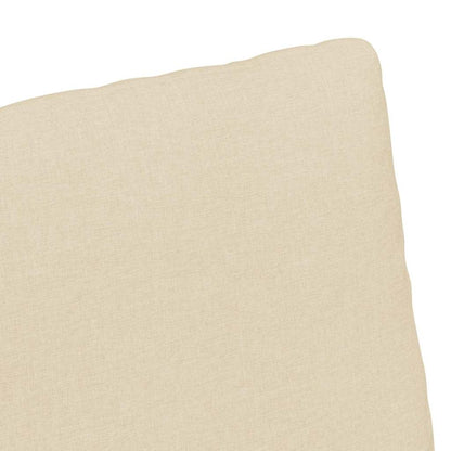 Eetstoelen 2 pcs Crème 57 x 67 x 98 cm Stof