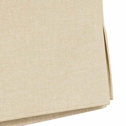 Eetstoelen 2 pcs Crème 57 x 67 x 98 cm Stof