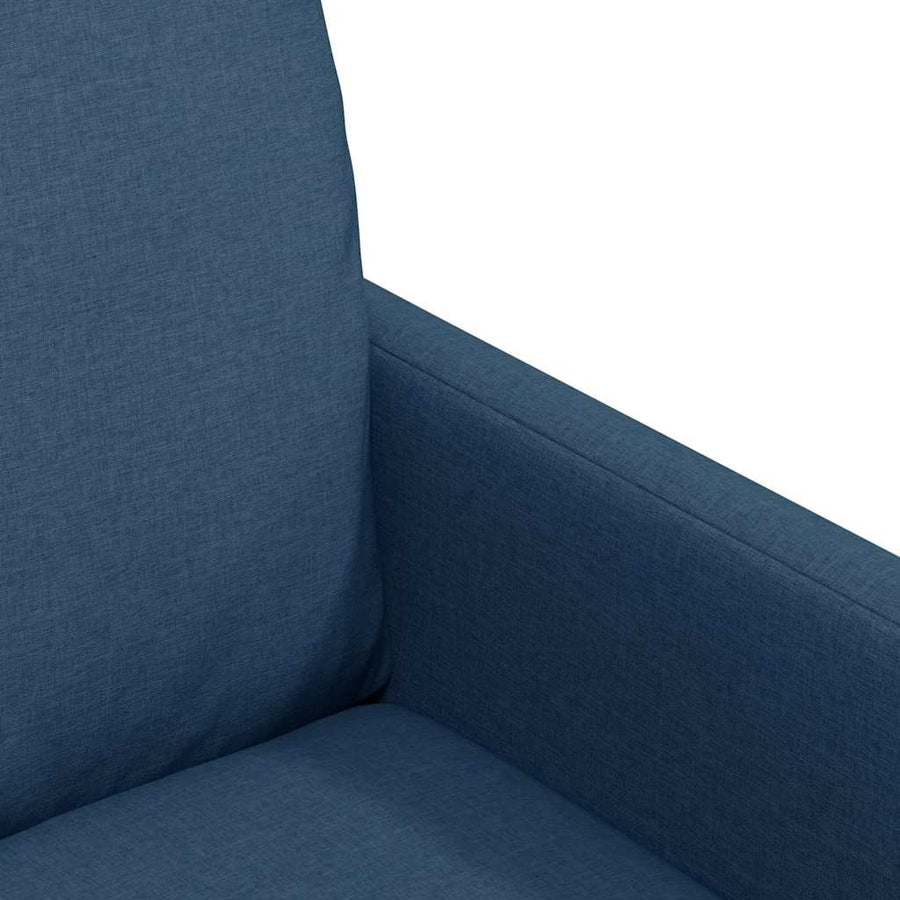 Eetstoelen 2 pcs Blauw 57 x 67 x 98 cm Stof
