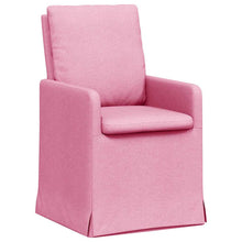 Eetstoelen 2 pcs Roze 57 x 67 x 98 cm Stof