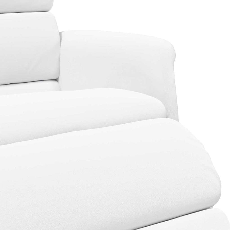 Ligstoel Wit 98 x 71 x 106 cm PU