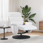 Sun Lounger White 98 x 71 x 106 cm PU