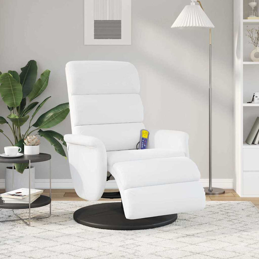 Ligstoel Wit 98 x 71 x 106 cm PU
