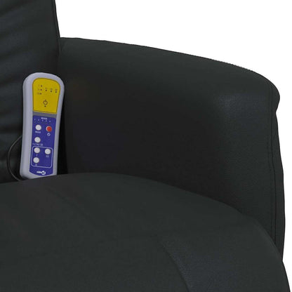 Massage Recliner Stoel Zwart 71 x 90 x 105 cm Nep Leer