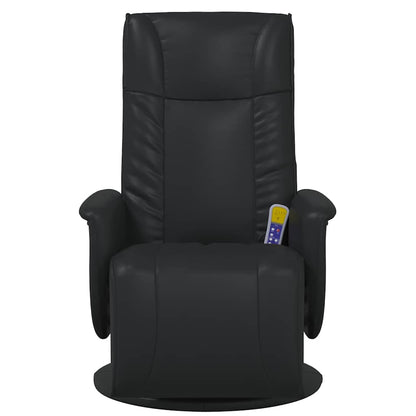 Massage Recliner Stoel Zwart 71 x 90 x 105 cm Nep Leer