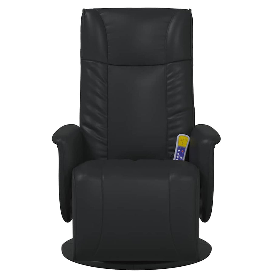 Massage Recliner Stoel Zwart 71 x 90 x 105 cm Nep Leer