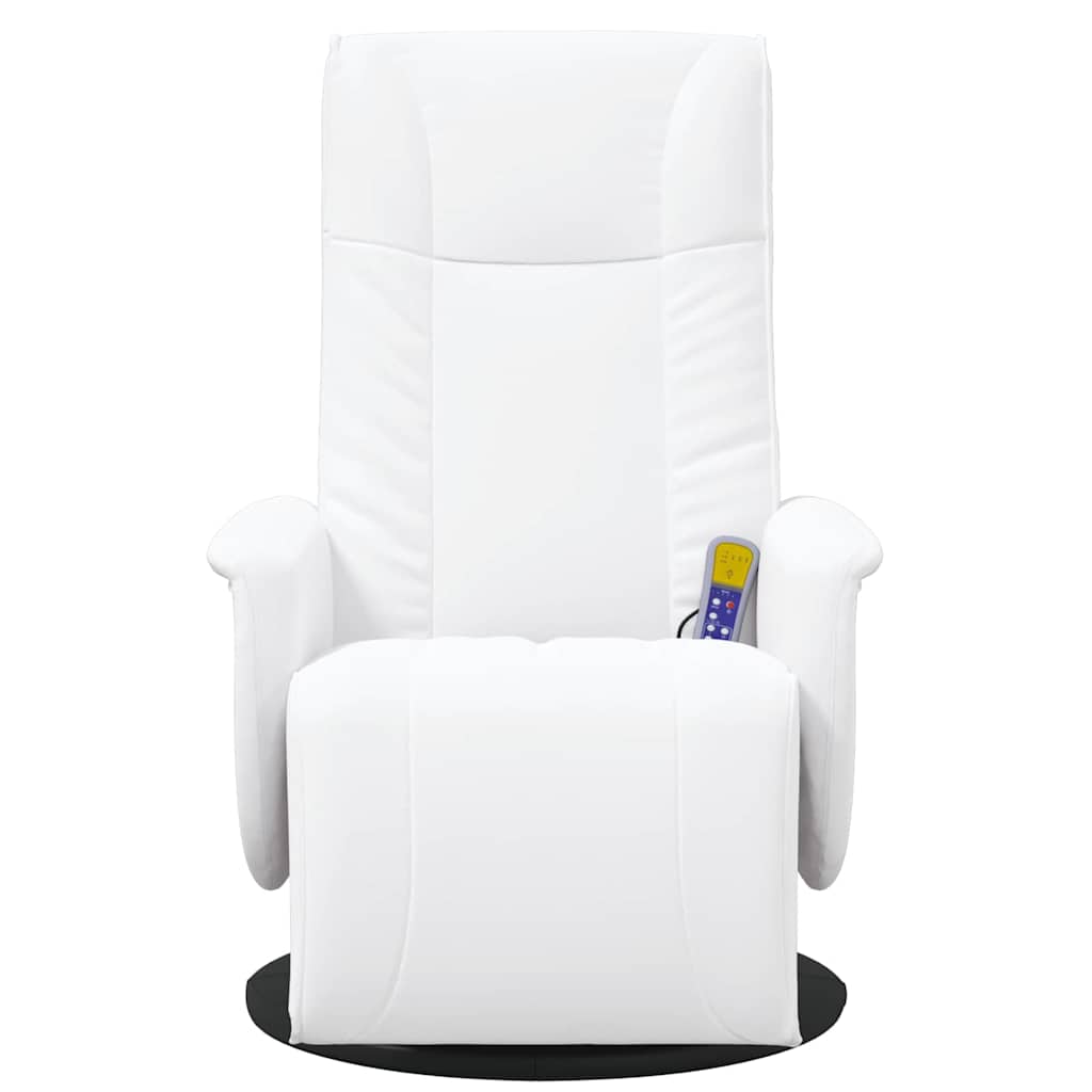Massage Recliner Stoel Wit 71 x 90 x 105 cm PVC