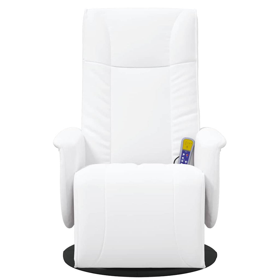 Massage Recliner Stoel Wit 71 x 90 x 105 cm PVC