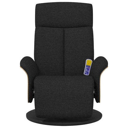 Massage Recliner Stoel Zwart 79 x 87 x 104.5 cm Stof