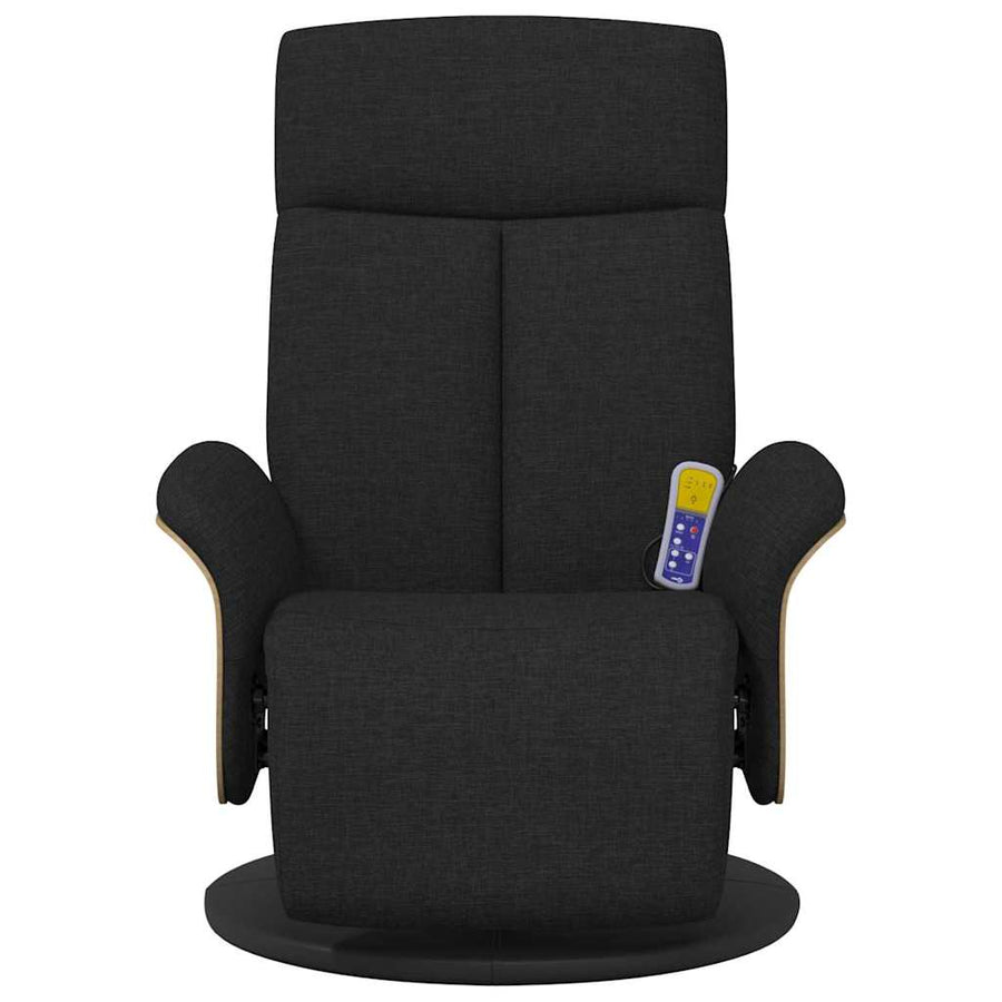 Massage Recliner Stoel Zwart 79 x 87 x 104.5 cm Stof