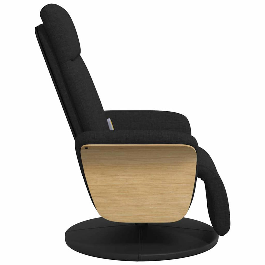 Massage Recliner Stoel Zwart 79 x 87 x 104.5 cm Stof