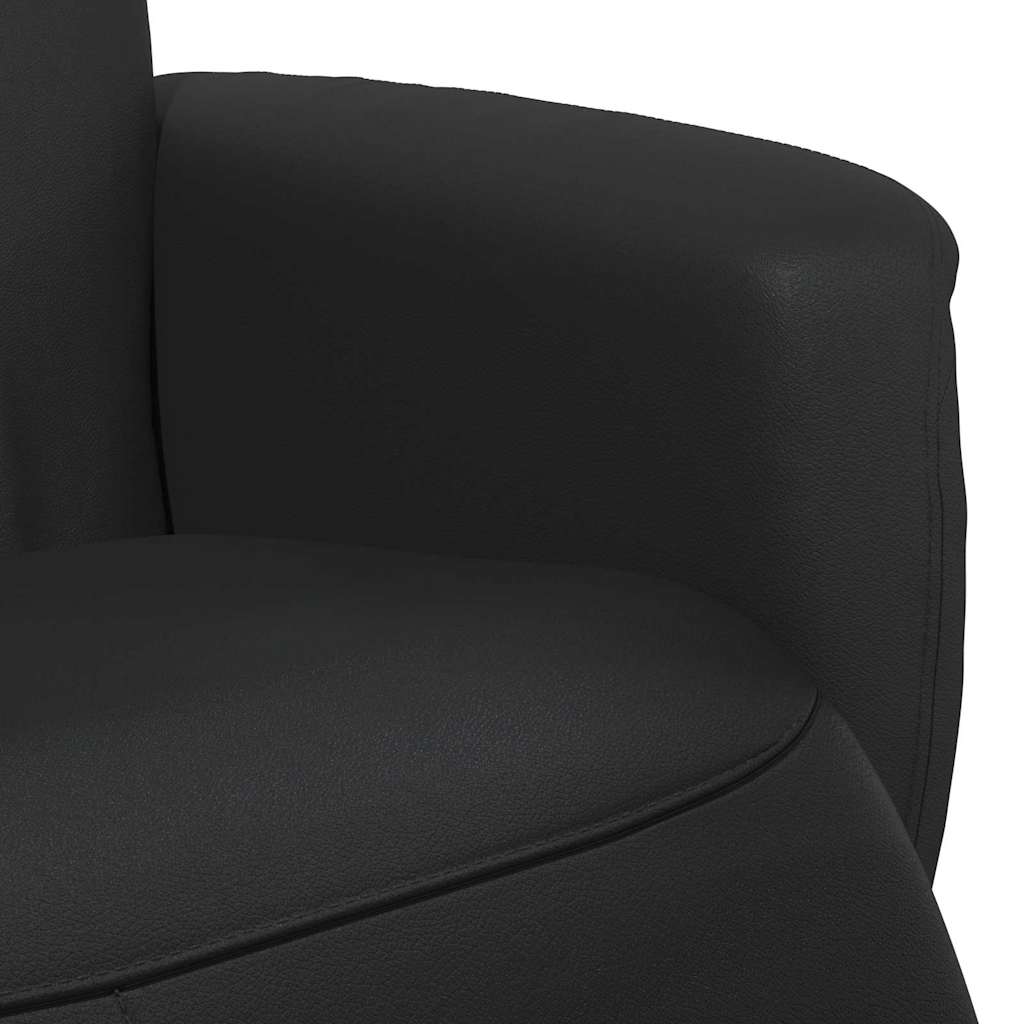 Massage Recliner Stoel Zwart 71 x 90 x 105 cm Nep Leer