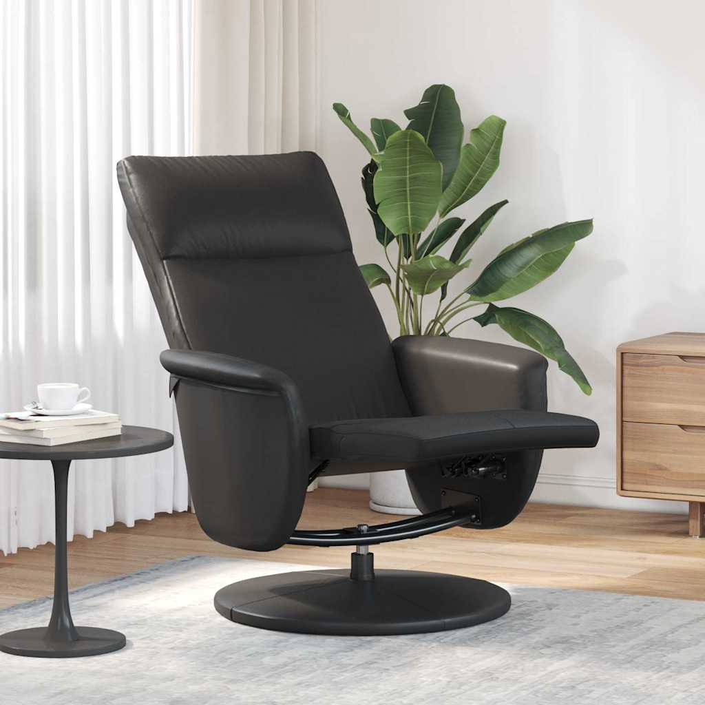 Massage Recliner Stoel Zwart 71 x 90 x 105 cm Nep Leer