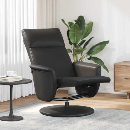 Massage Recliner Stoel Zwart 71 x 90 x 105 cm Nep Leer