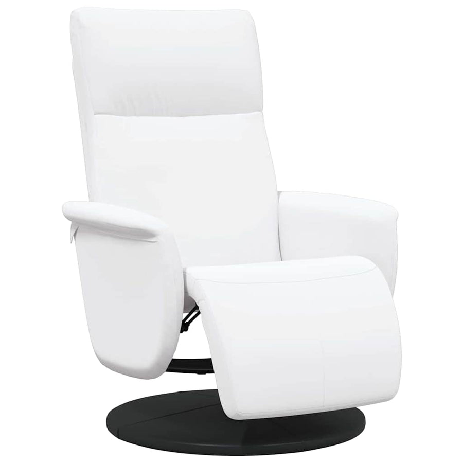 Massage Recliner Stoel Wit 71 x 90 x 105 cm Nep Leer