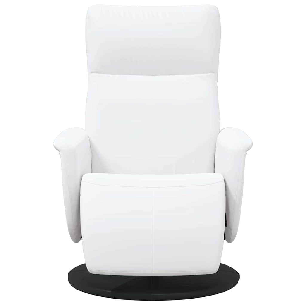 Massage Recliner Stoel Wit 71 x 90 x 105 cm Nep Leer
