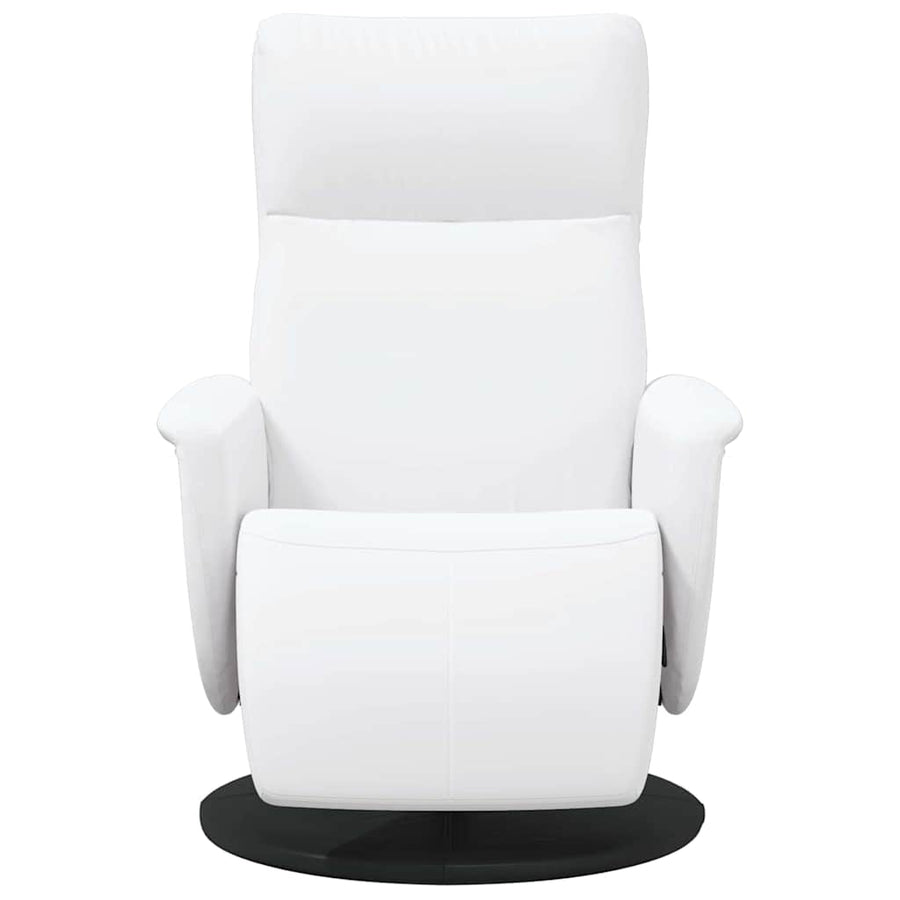 Massage Recliner Stoel Wit 71 x 90 x 105 cm Nep Leer