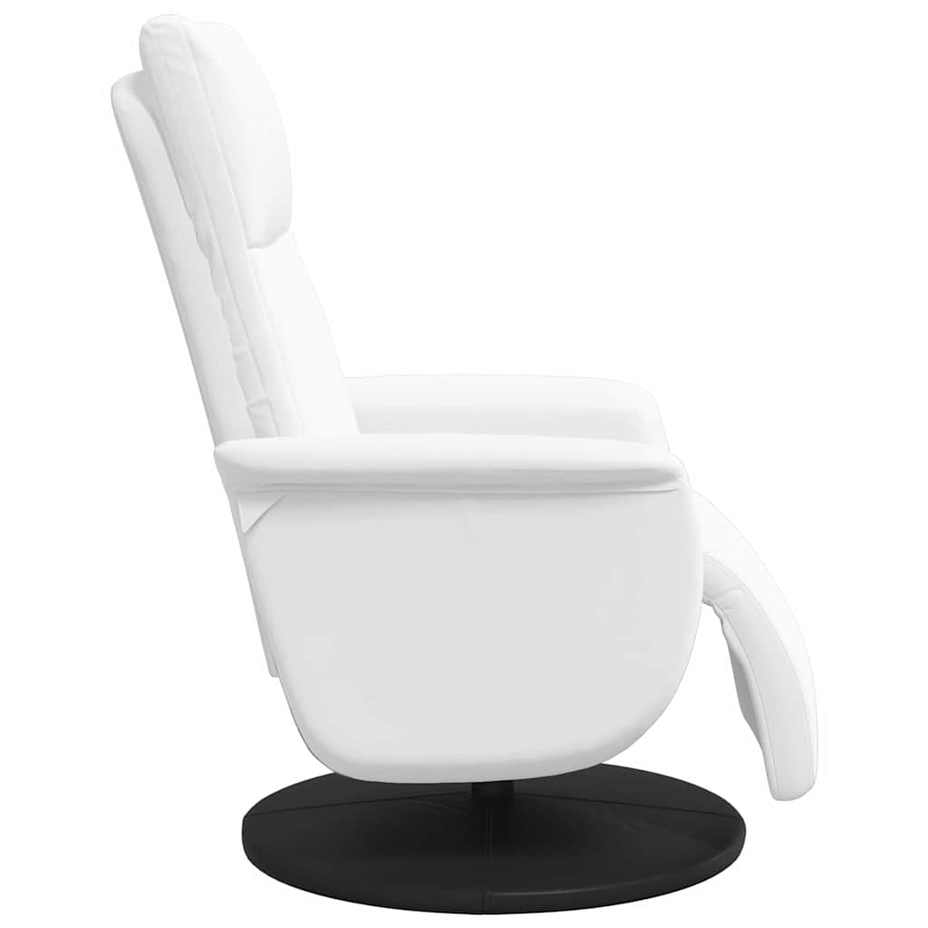 Massage Recliner Stoel Wit 71 x 90 x 105 cm Nep Leer