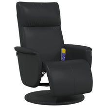 Massage Recliner Stoel Zwart 71 x 90 x 105 cm Nep Leer