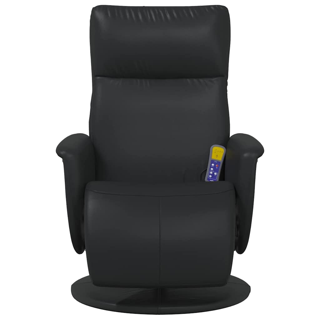 Massage Recliner Stoel Zwart 71 x 90 x 105 cm Nep Leer