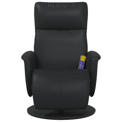 Massage Recliner Stoel Zwart 71 x 90 x 105 cm Nep Leer