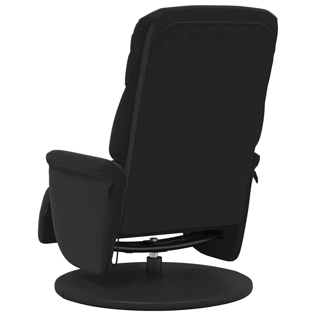 Massage Recliner Stoel Zwart 91 x 71 x 105.5 cm Fluweel