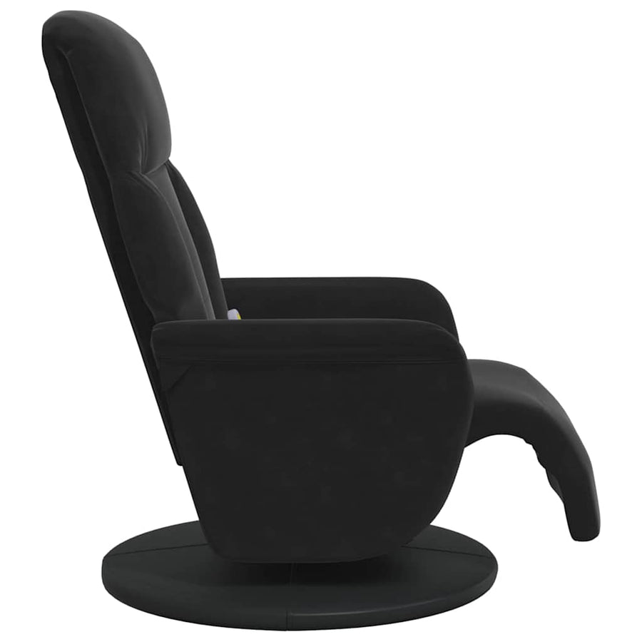 Massage Recliner Stoel Zwart 91 x 71 x 105.5 cm Fluweel