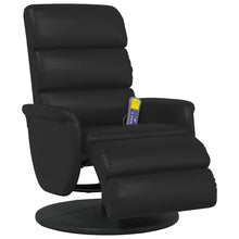 Massage Recliner Stoel Zwart 71 x 98 x 106 cm Nep Leer
